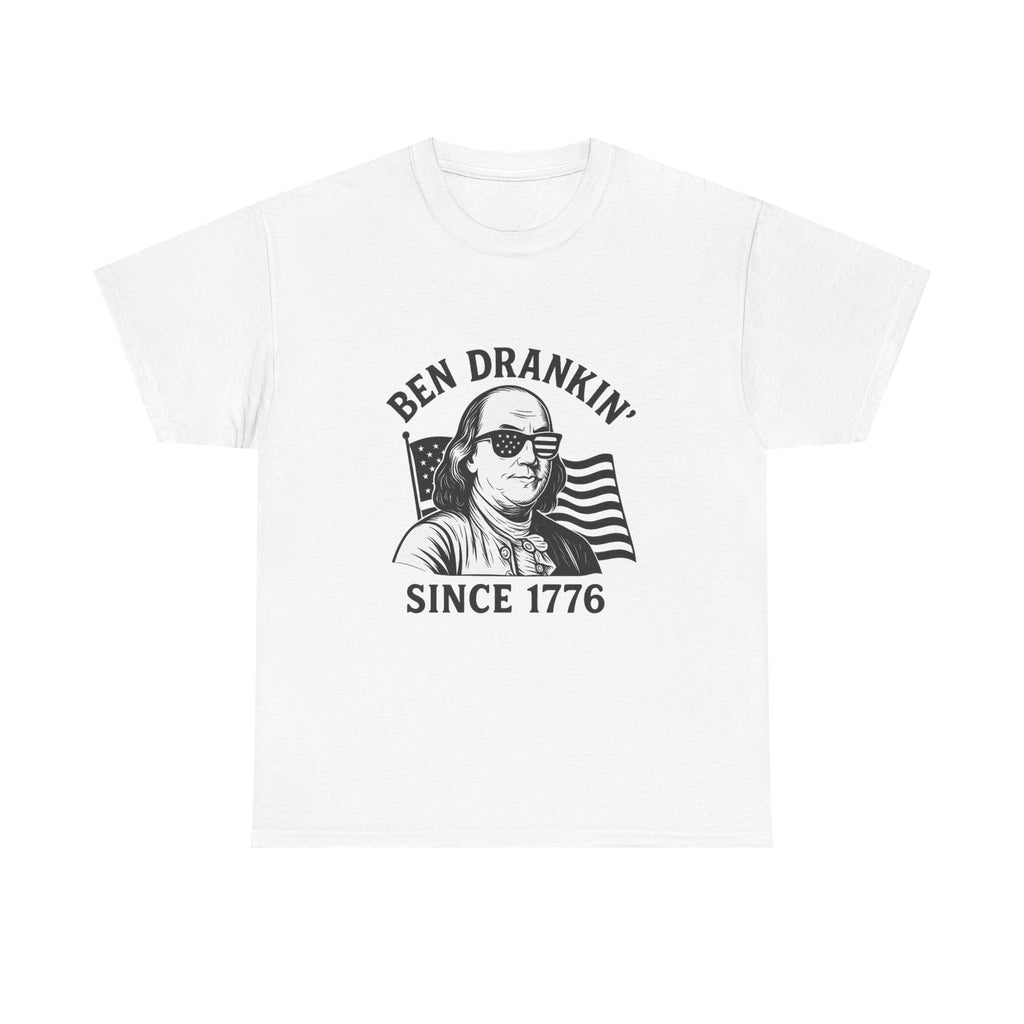 American Themed Tee with Ben Drankin Since 1776 Design