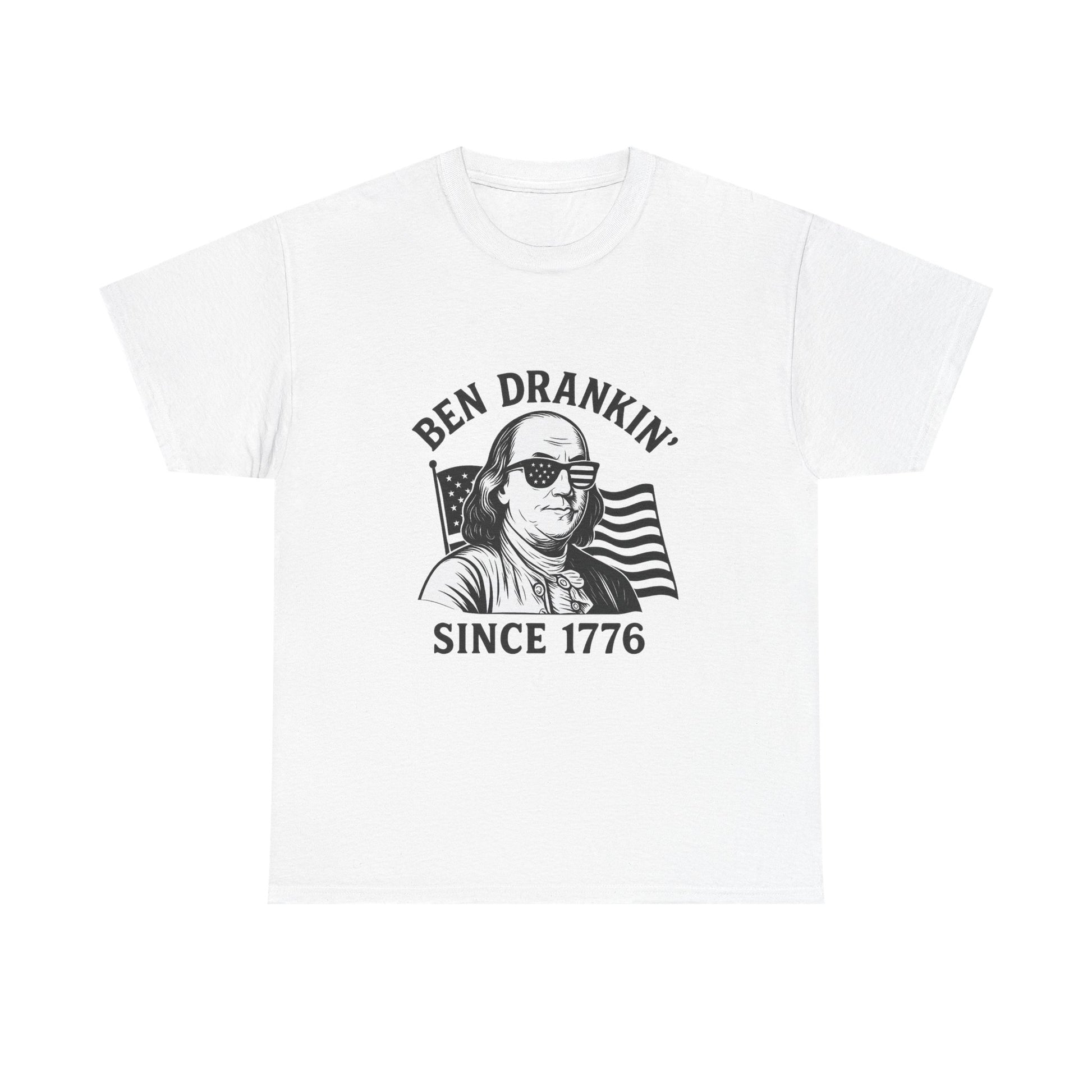 American Themed Tee with Ben Drankin Since 1776 Design