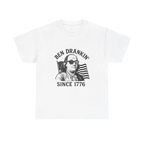 American Themed Tee with Ben Drankin Since 1776 Design