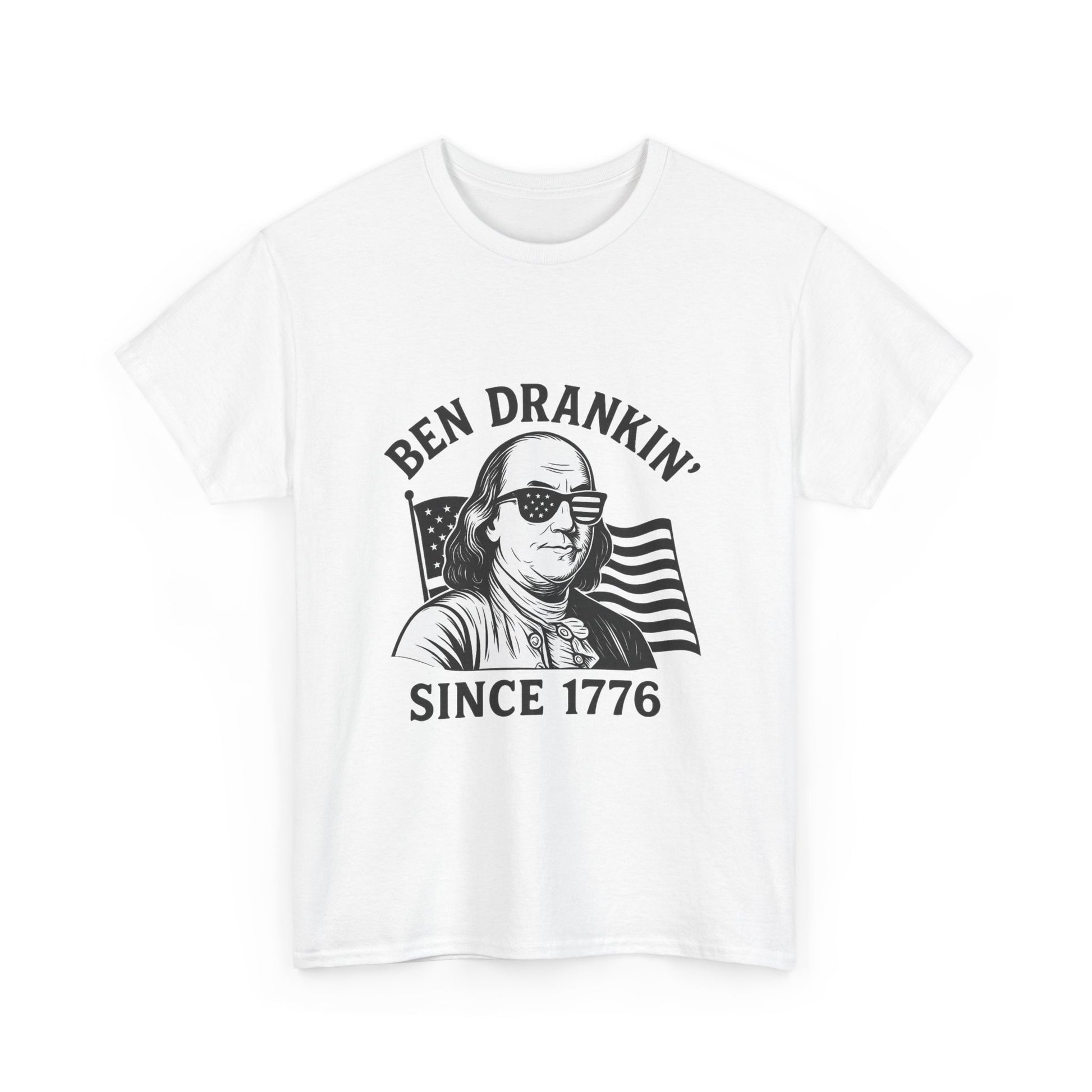 American Themed Tee with Ben Drankin Since 1776 Design